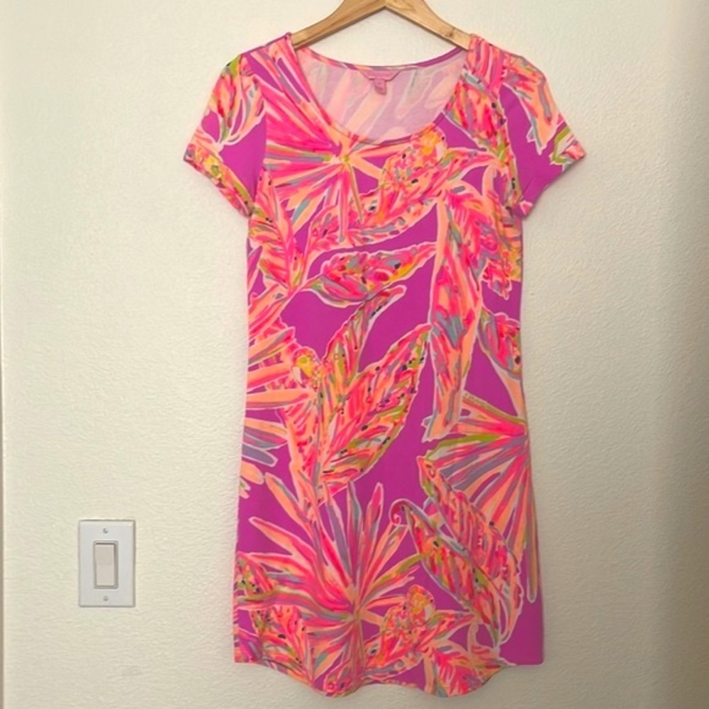 Lilly Pulitzer| Bright Pink Mara Shirt Dress| XS